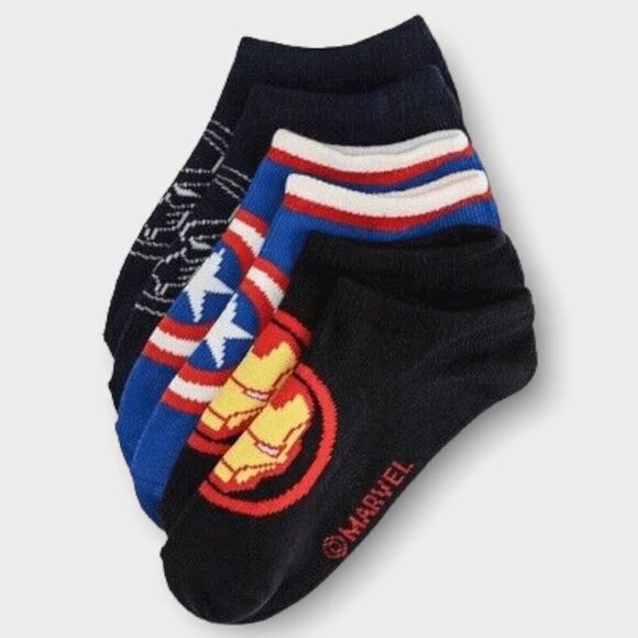 GapKids Marvel 3-Pack No Show Socks Size M - Picture 1 of 4